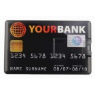 USB-Stick Kreditkarte YourBank 64GB - USBYBG64 - LAGERWARE