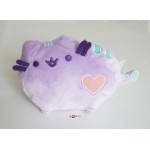 Pusheen the Cat Pastel-Purple mit Herz - lila Katze 9,5x15,5x7,5cm Plüschtier Stofftier - 4048874