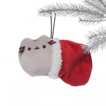 Pusheen the Grey Cat Christmas small Deko Weihnachts Schmuck Tannenbaum 9x15x6,5cm - 4048898